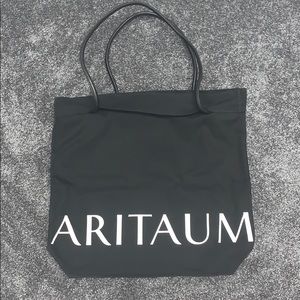 Aritaum Black Canvas Tote Bag